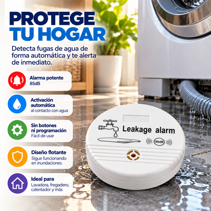 Detector de Alarma de Fugas de Agua para Desagüe de Lavadora