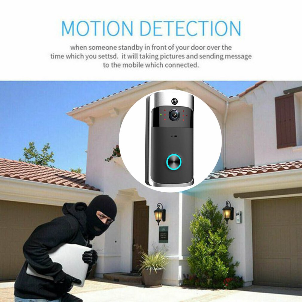 Klavexo, Timbre de Video Inteligente Wi-Fi con Intercomunicador Bidireccional, Detección de Movimiento y Control Remoto por App