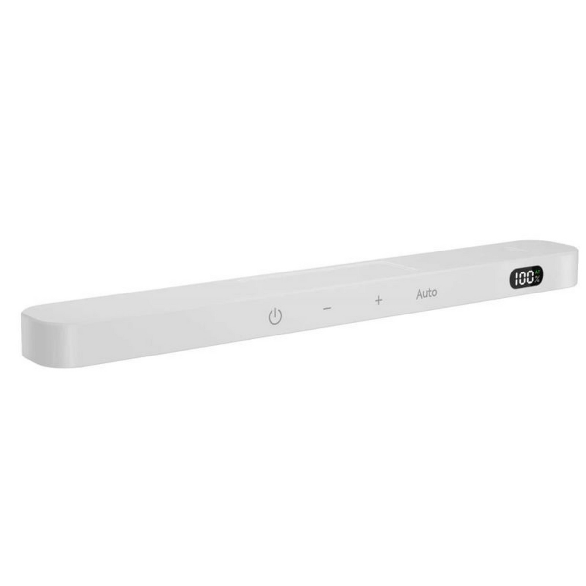 Klavexo, Barra de Luz LED Inalámbrica con Sensor de Movimiento, Pantalla Digital de Batería y Batería Recargable USB para Armarios, Cocinas y Pasillos