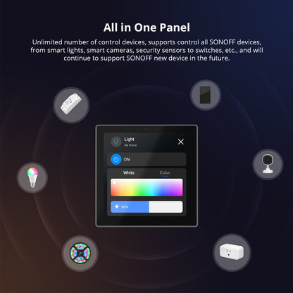 Klavexo, Panel de Control Inteligente para el Hogar Zigbee 3.0 con Pantalla Táctil, Gateway Integrado y Control de Escenas