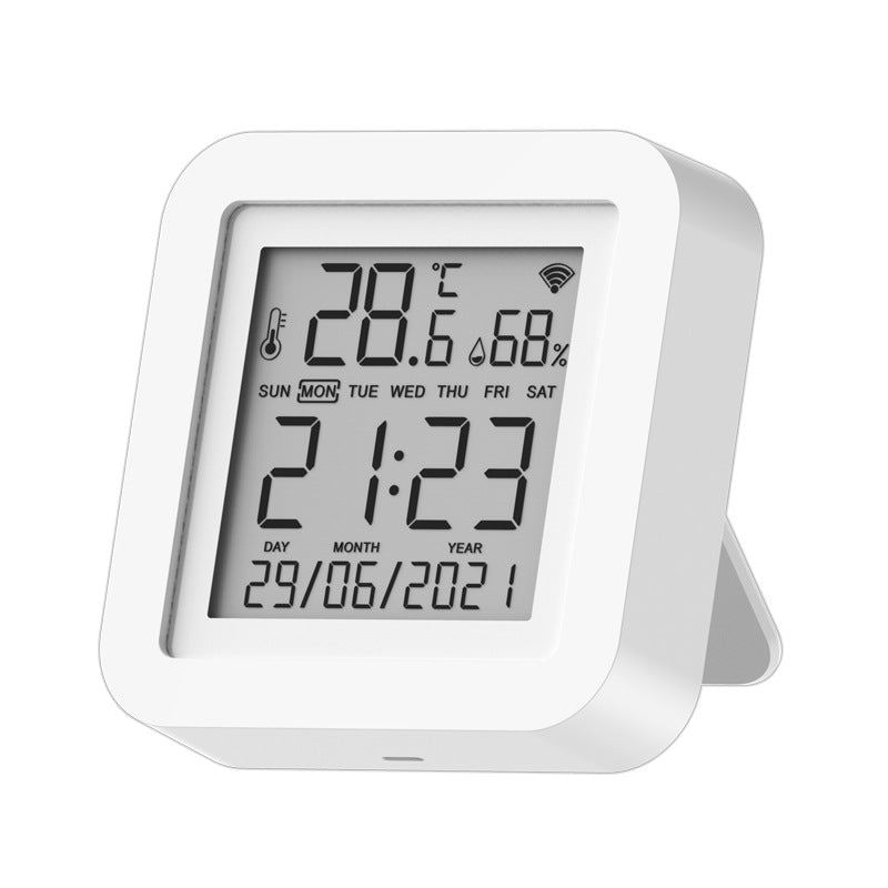Sensor de Temperatura y Humedad WiFi Inteligente Tuya con Pantalla LCD