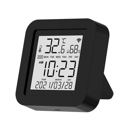 Sensor de Temperatura y Humedad WiFi Inteligente Tuya con Pantalla LCD