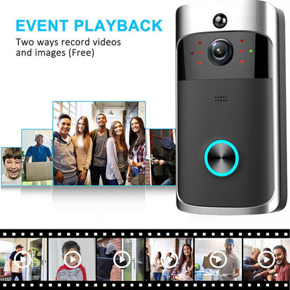 Klavexo, Timbre de Video Inteligente Wi-Fi con Intercomunicador Bidireccional, Detección de Movimiento y Control Remoto por App
