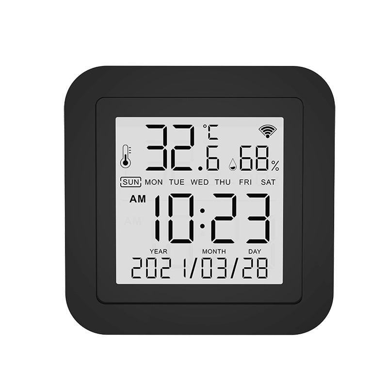 Sensor de Temperatura y Humedad WiFi Inteligente Tuya con Pantalla LCD